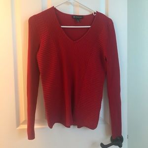 INC red sweater